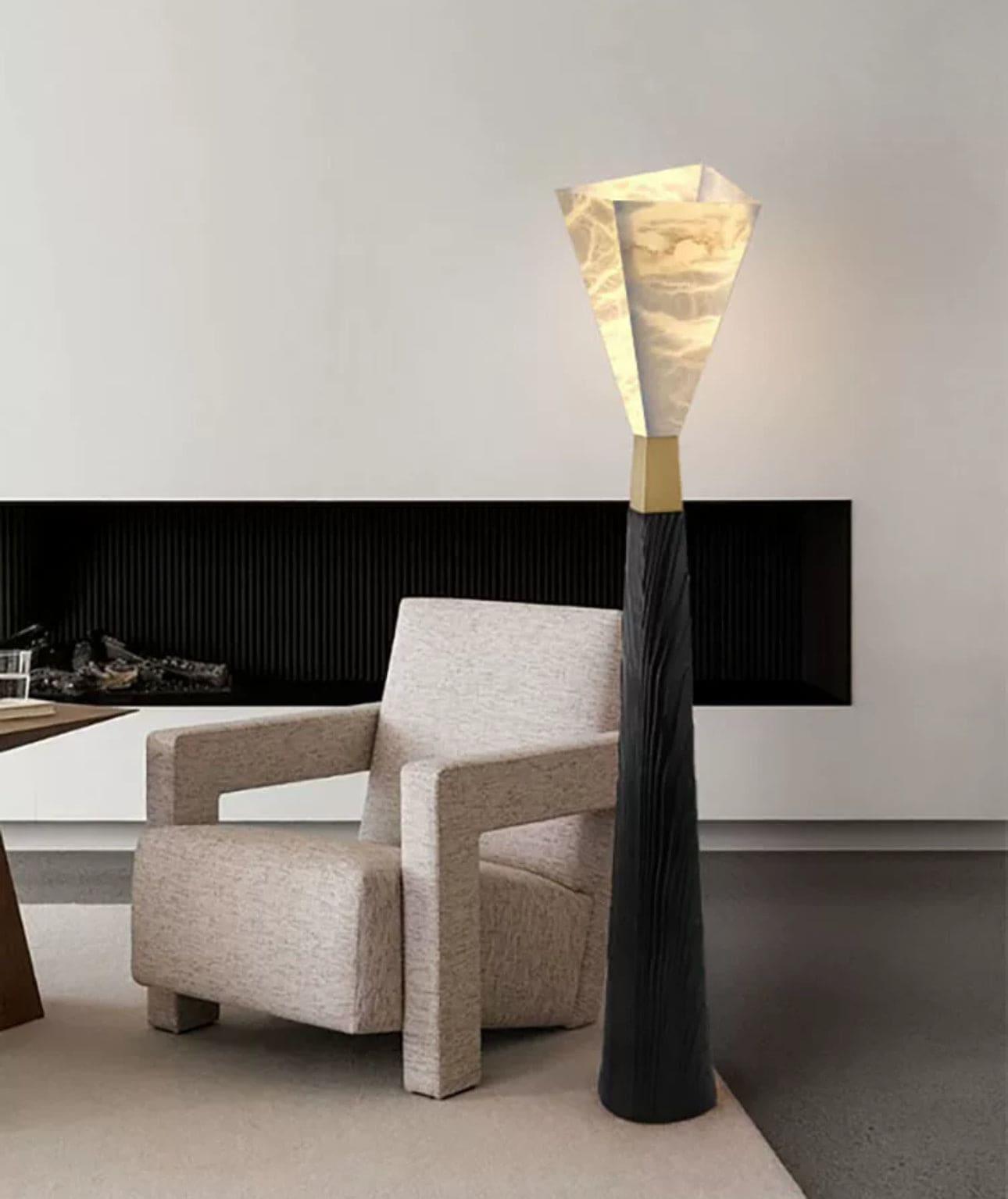 Decorative Floor Lamps for Living Room - Modern Sculptural Design