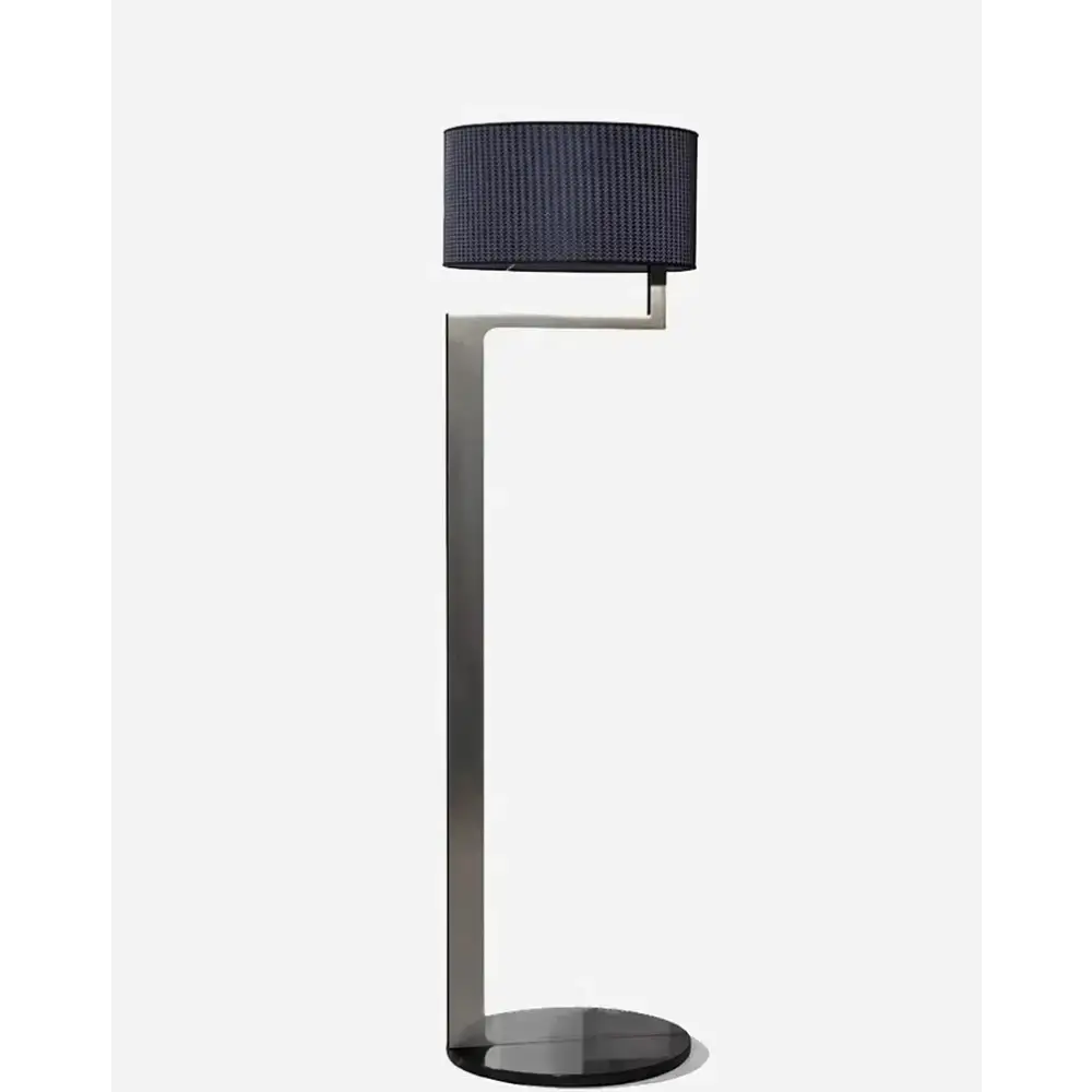Modern Sculptural Metal Floor Lamp | Architectural Statement Piece | Black - Lamps