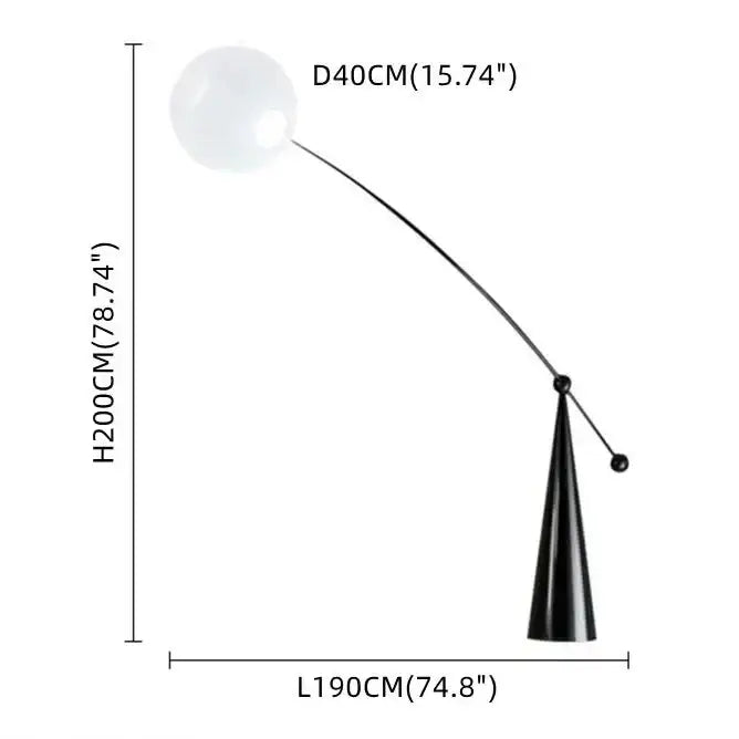 Modern Stainless Steel & Glass Floor Lamp for Living Room - Lamps