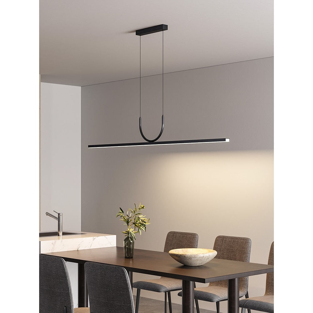 Modern Bar Pendant Lighting | Black Led for Kitchen Island Dining Room | Casalola - Lamps