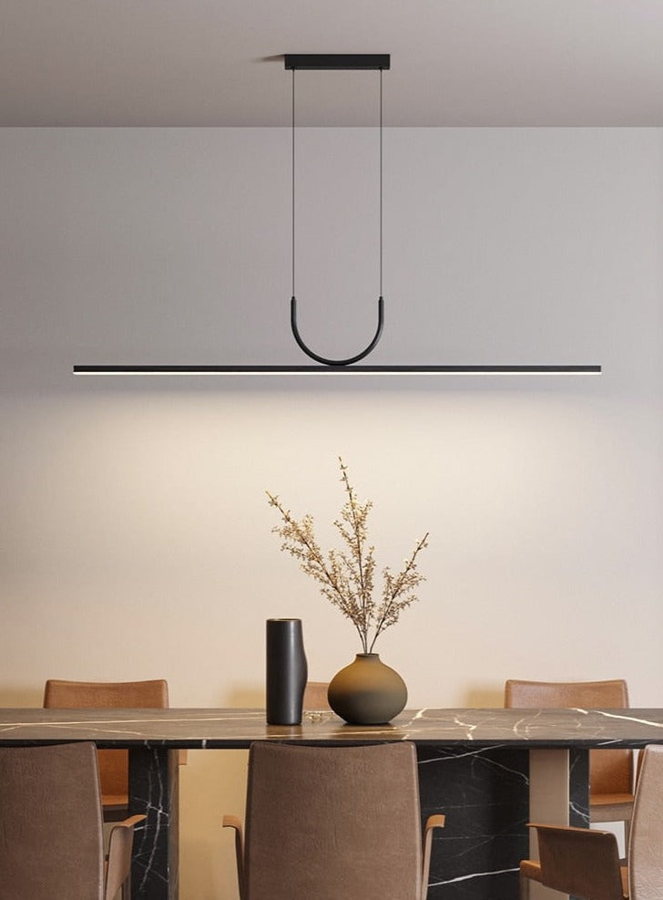 Modern Bar Pendant Lighting | Black Led for Kitchen Island Dining Room | Casalola - Lamps