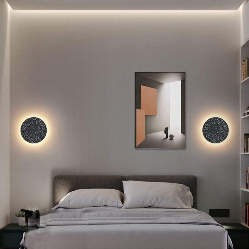 Modern Decorative Wall Sconces Set – Colorful Round Accent Lights with Ambient Glow