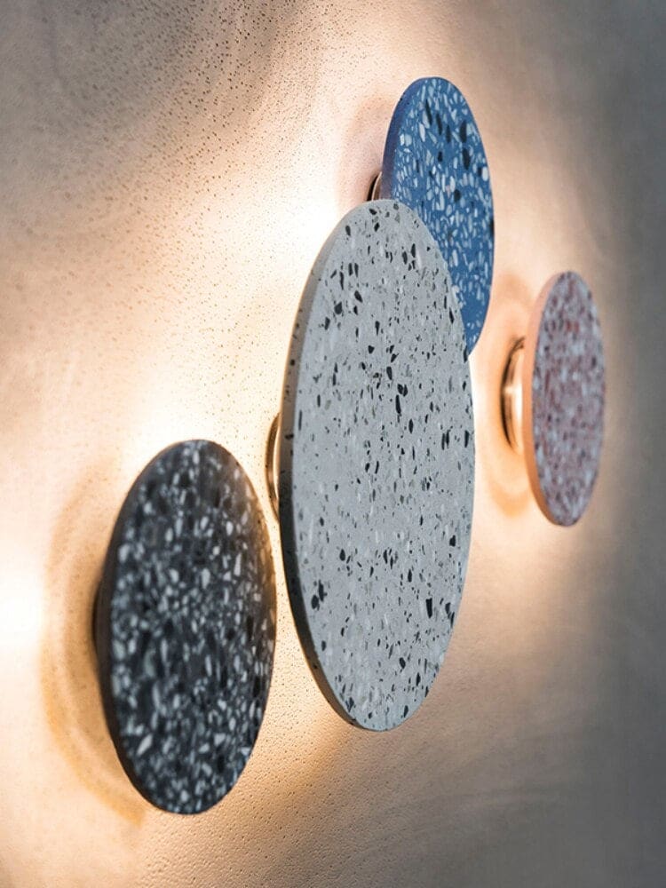 Modern Decorative Wall Sconces Set – Colorful Round Accent Lights with Ambient Glow