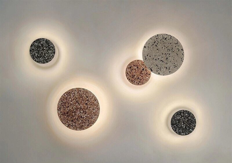 Modern Decorative Wall Sconces Set – Colorful Round Accent Lights with Ambient Glow