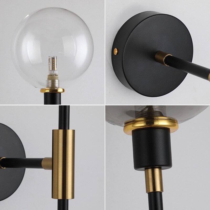 Glass Wall Sconces for Living Room Bedroom Corridor Outdoor | Modern Lights