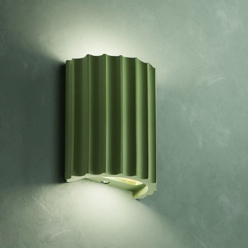 Ceramic Wall Light Fixtures 4 Colors Green Grey White for Living Room Bedroom Stairs Hall - Sconces