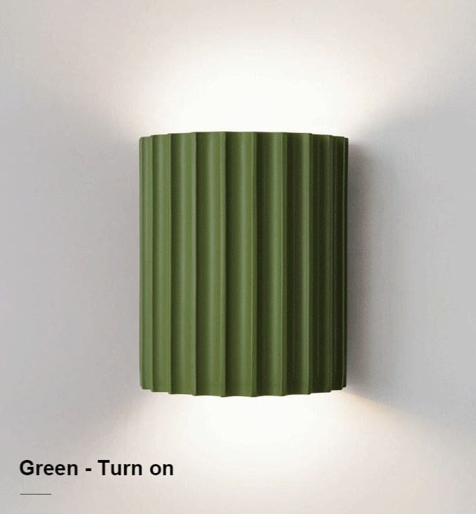 Ceramic Wall Light Fixtures 4 Colors Green Grey White for Living Room Bedroom Stairs Hall - Sconces