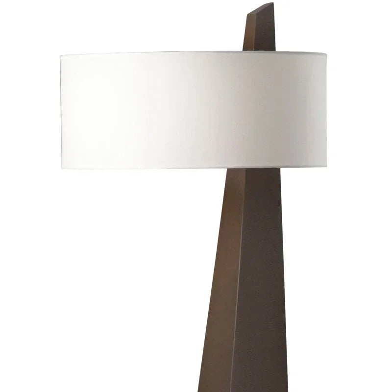 Black Obelisk Drum Floor Lamp | Atelier Kuro Minimalist Modern Led Ready Ul Listed