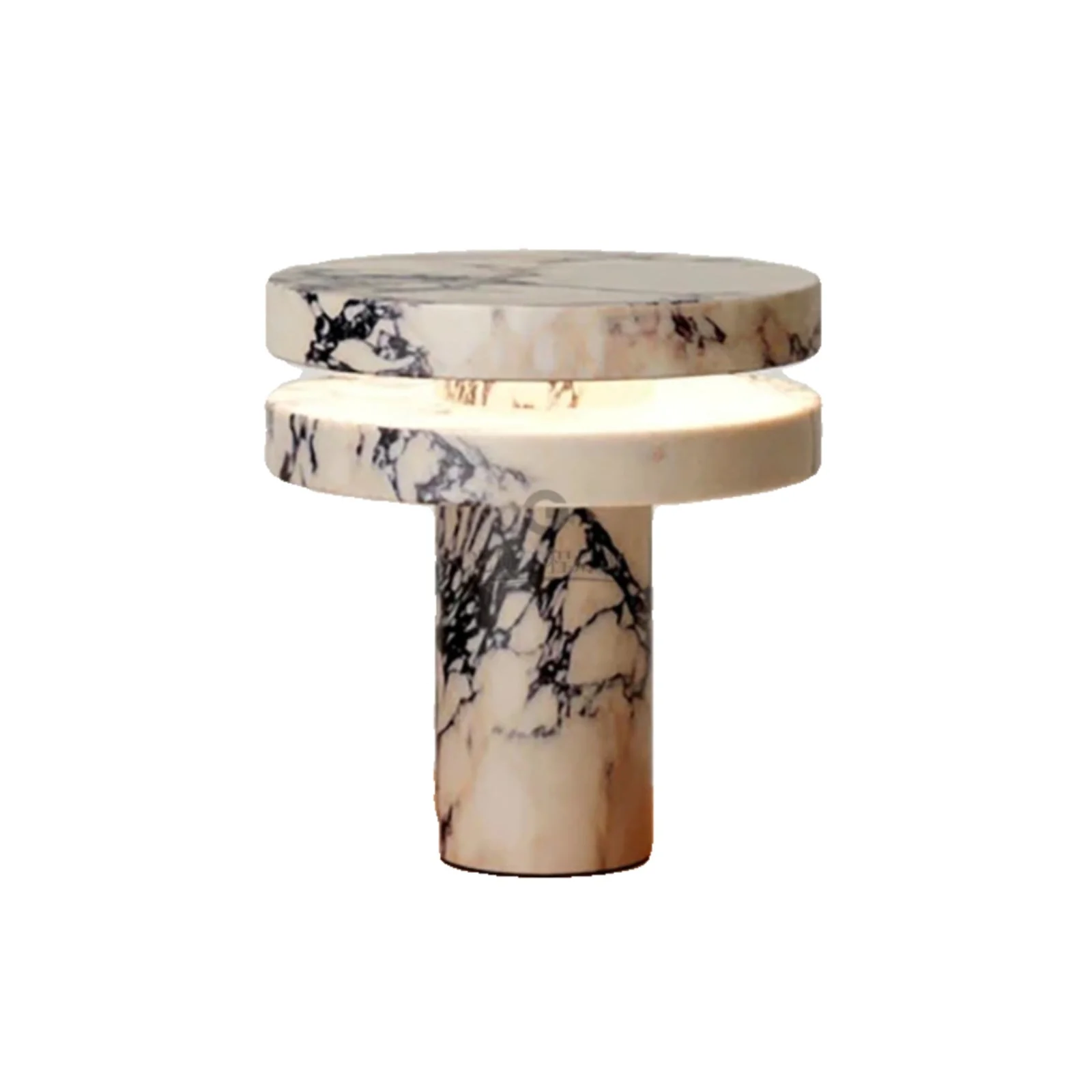 Monolithic Marble Table Lamp | Sculptural Led Accent Light