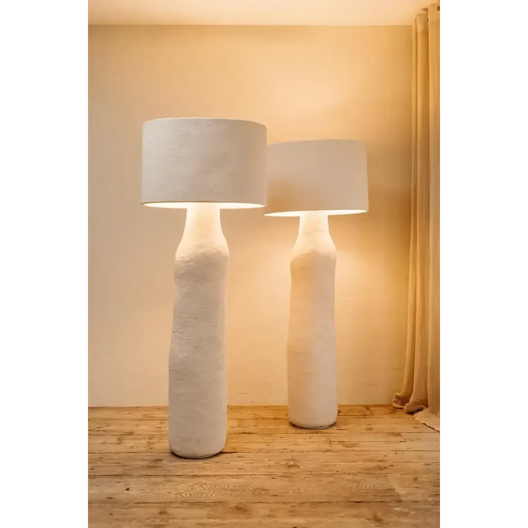 Resin Mountain Floor Lamp Stone Texture | 2 Light Ambient Entryway Sculpture Dimmable Option Casalola Lights Luxury