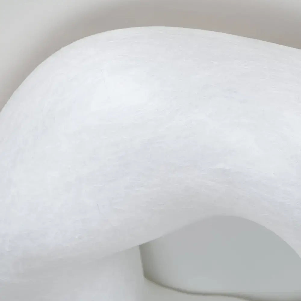 Hand-formed Mulberry Silk Ceiling Light | Organic Flush Mount Glow - Mounts