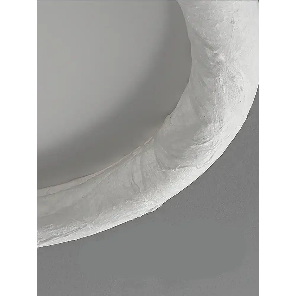 Silk Halo Flush Mount Ceiling Light | Mulberry Minimalist Fixture - Mounts