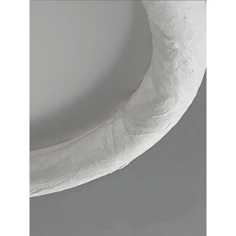 Silk Halo Flush Mount Ceiling Light | Mulberry Minimalist Fixture - Mounts