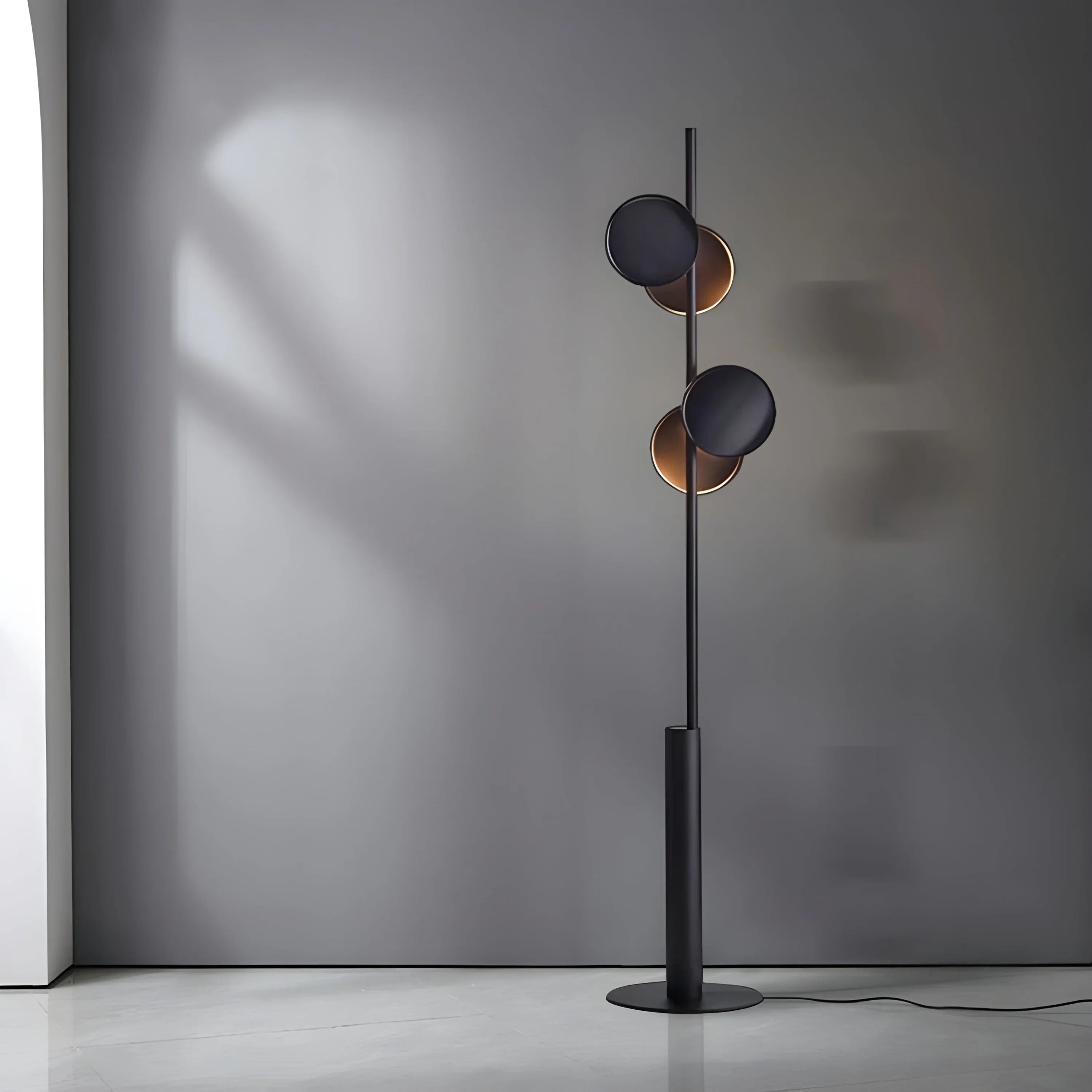 Modern Floor Lamp 178cm | Tall Multi-light Black Iron Standing Integrated Led Living & Reading Casalolalights Luxury