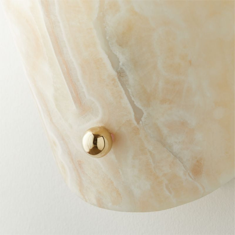 Natural Jade Wall Sconce – Curved Stone Light with Warm Led for Bedroom Hallway or Bathroom Casalolalights Luxury Lamps