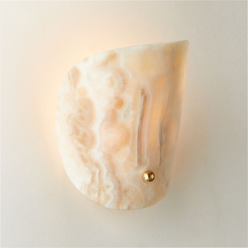 Genuine Jade Curved Wall Sconce Brass | Bedside Pair Hallway Accent Soft Stone Glow 2700k Casalola Lights Luxury Lamps