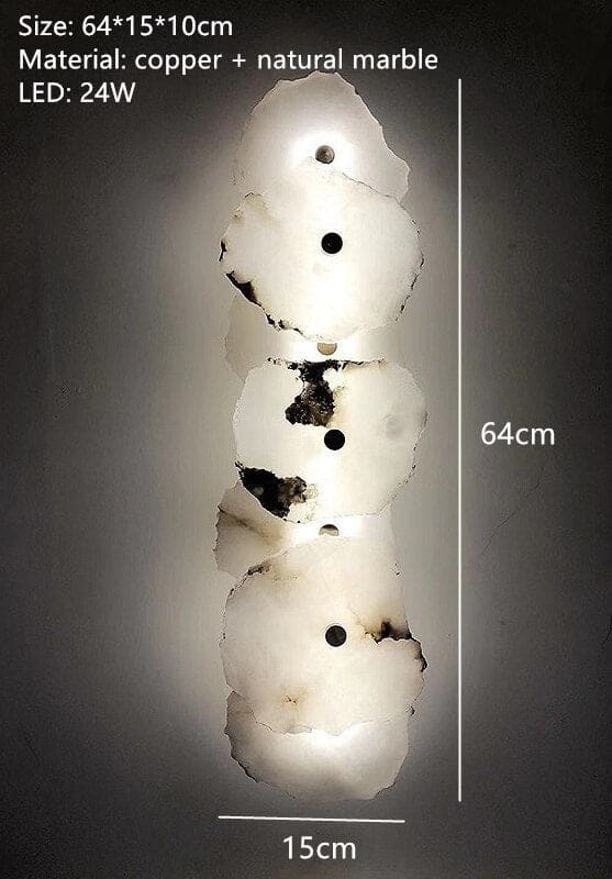 Decoratives Wall Sconces | Marble Lamp for Living Room Bedroom