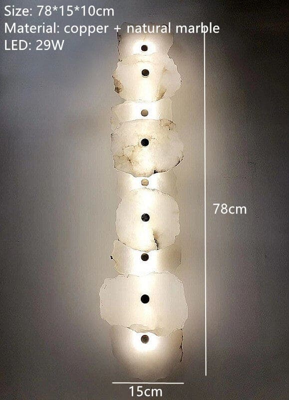 Decoratives Wall Sconces | Marble Lamp for Living Room Bedroom