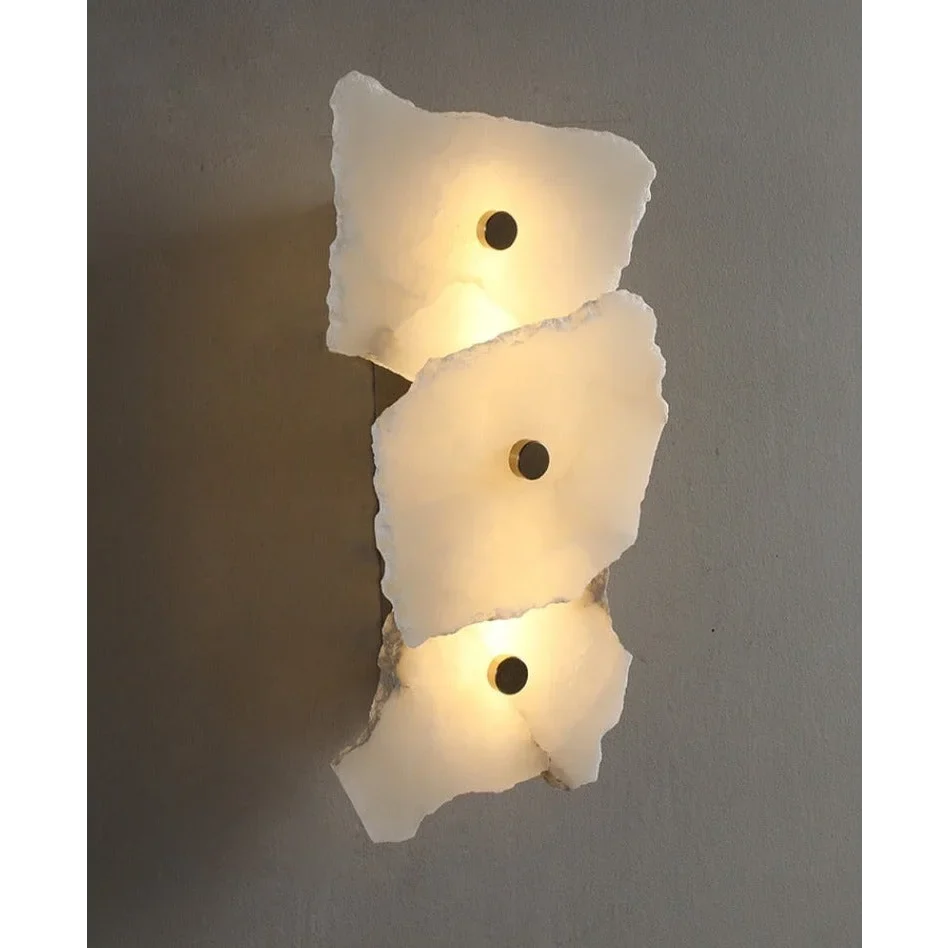 Genuine Marble Disc Wall Sconce Brass | 1 to 9 Discs Living Room Art Staircase Feature Casalola Lights Luxury Lamps
