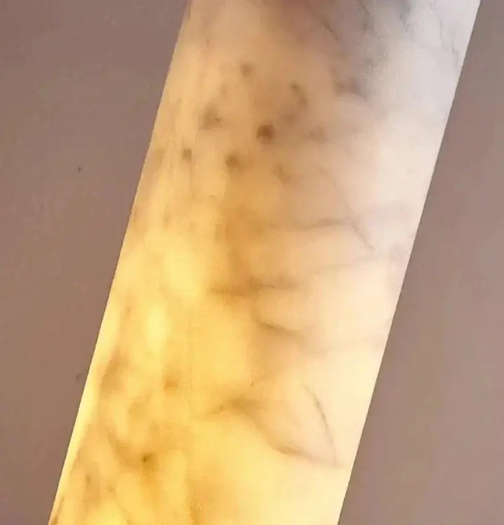 Natural Marble Pendant Lights for Dining Room Kitchen Island Stairs - Lamps