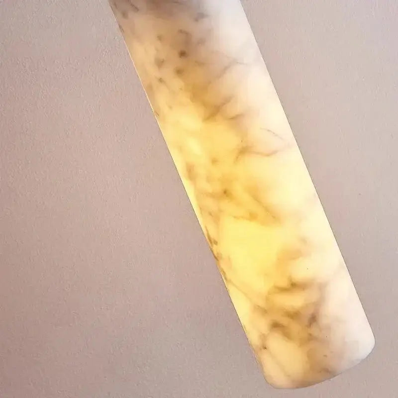 Natural Marble Pendant Lights for Dining Room Kitchen Island Stairs - Lamps