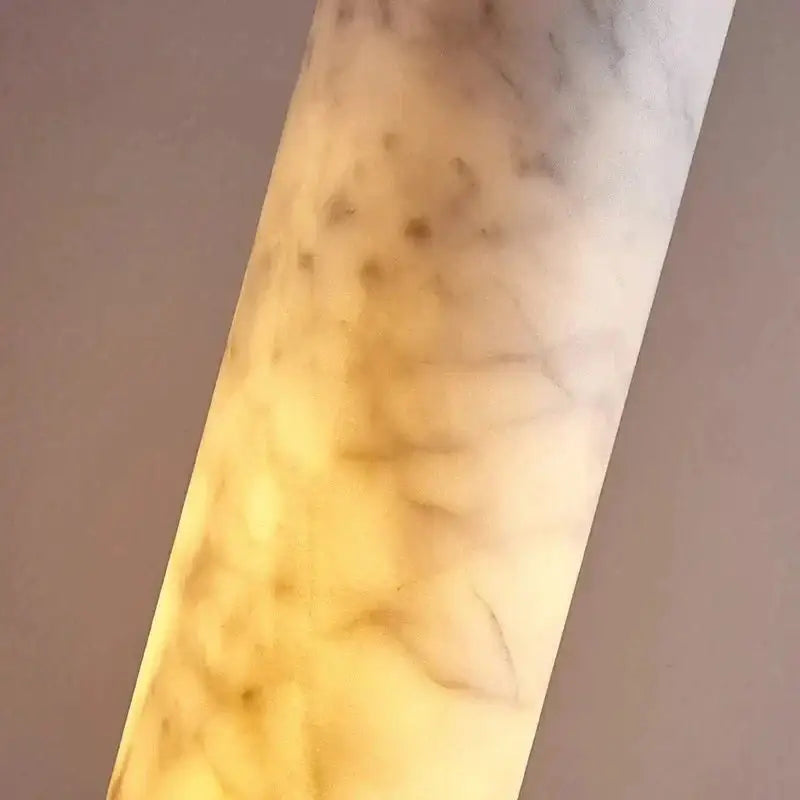 Natural Marble Pendant Lights for Dining Room Kitchen Island Stairs - Lamps