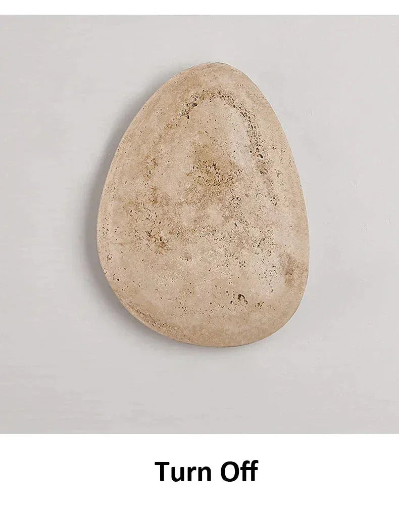 Natural Marble Stone Waterproof Wall Sconces for Bathroom Corridor Living Room Patio