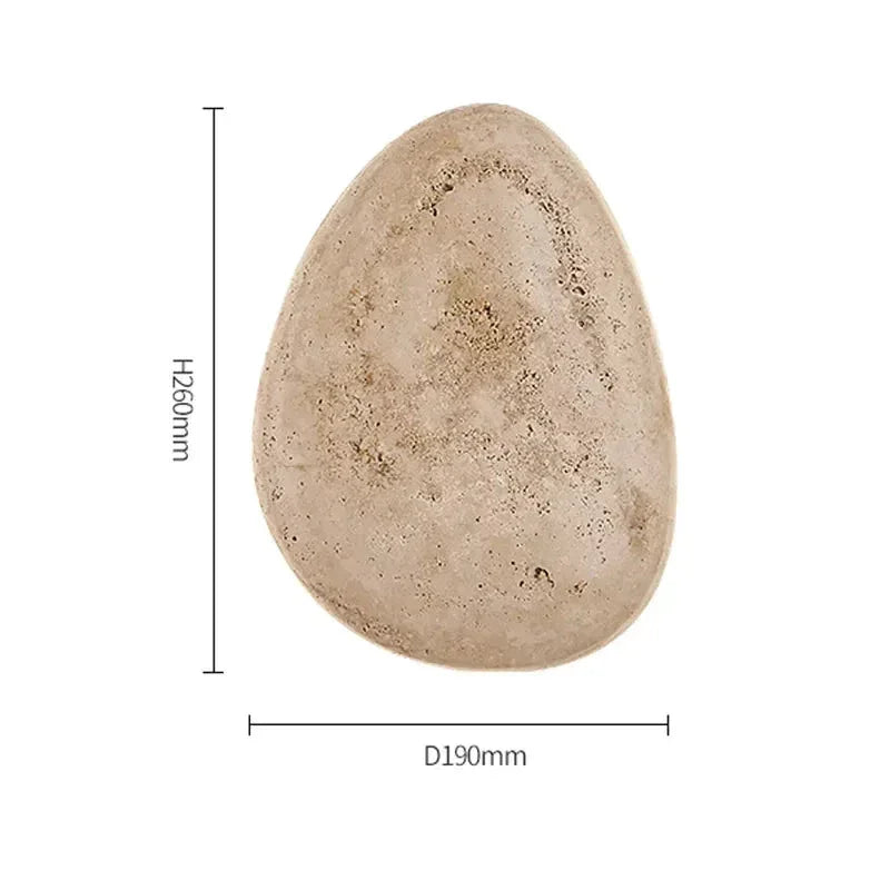 Natural Marble Stone Waterproof Wall Sconces for Bathroom Corridor Living Room Patio