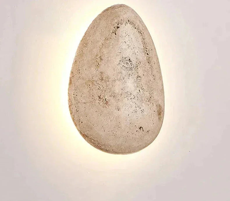 Natural Marble Stone Waterproof Wall Sconces for Bathroom Corridor Living Room Patio