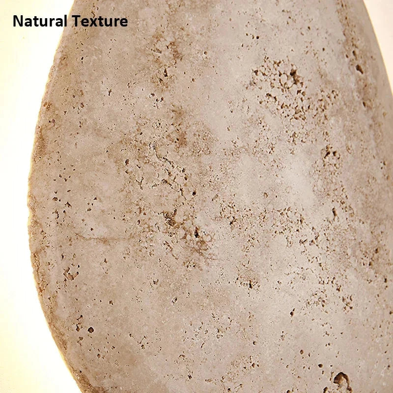 Natural Marble Stone Waterproof Wall Sconces for Bathroom Corridor Living Room Patio