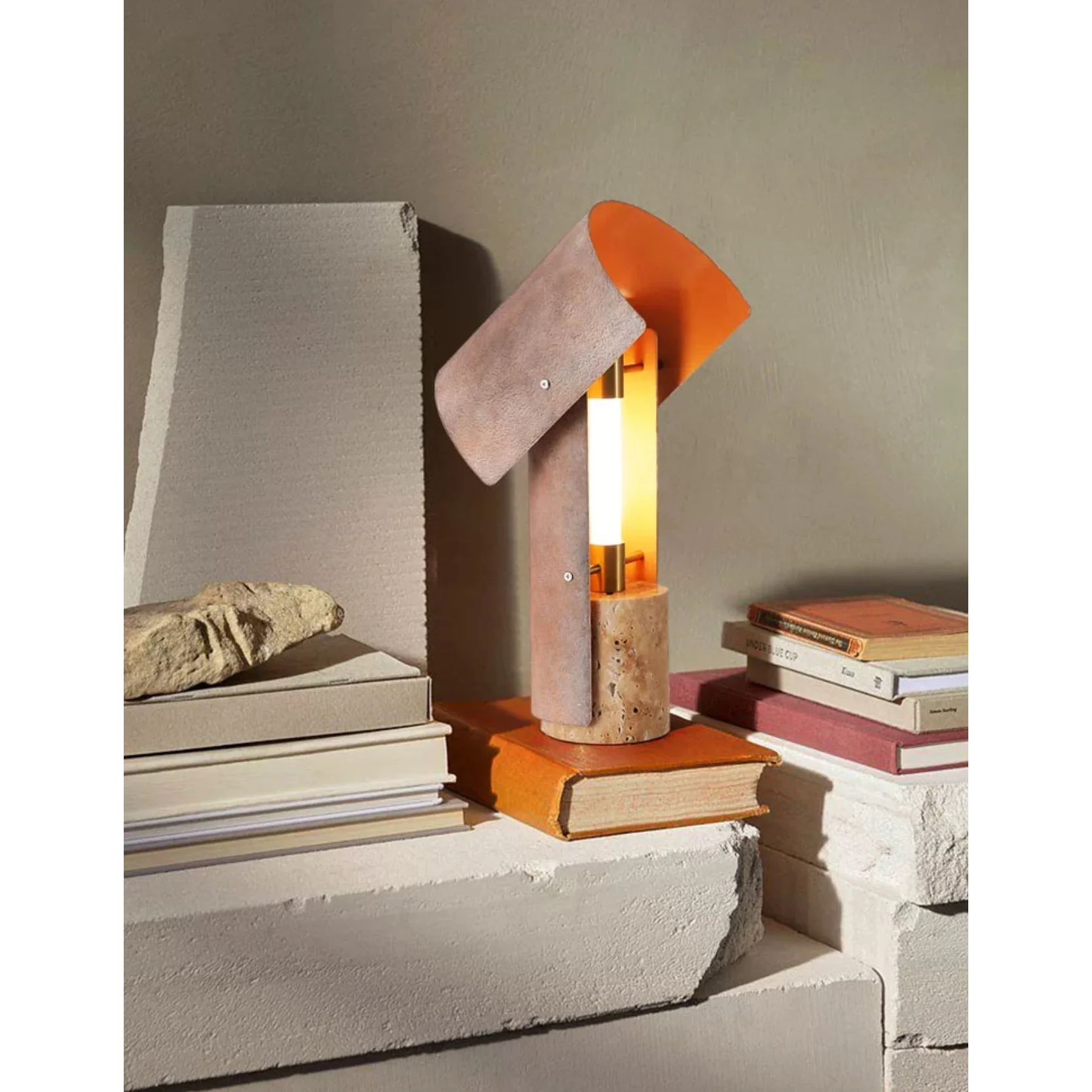 Art Deco Table Lamp for Bedroom Living Room or Office | Marble Desk Light for Luxury Villas Homes Hotel Casalolalights