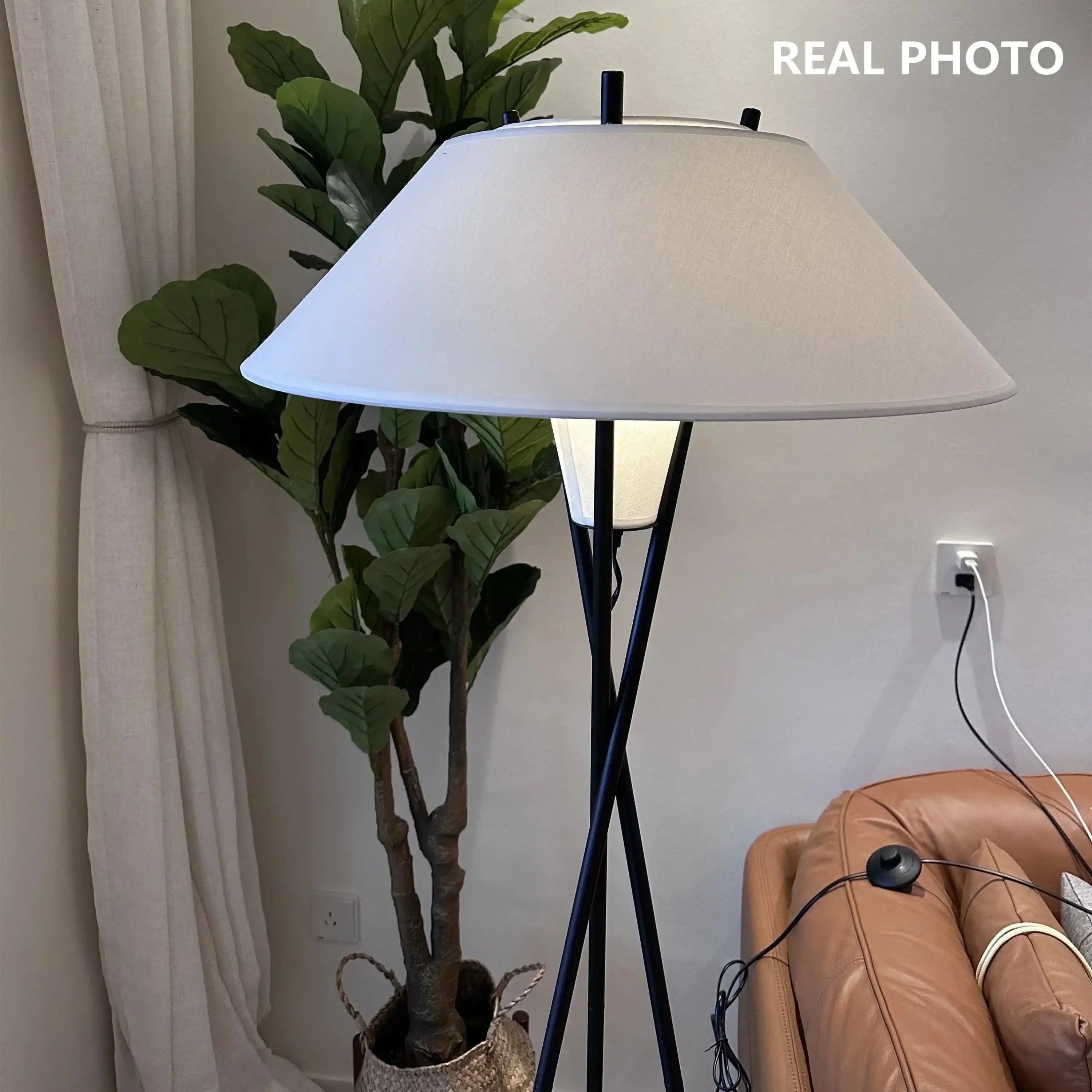 Nordic Minimalism Wabi Sabi Floor Lamp Japandi Decor for Living Room Bedroom - Lamps