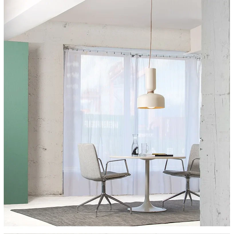 Nordic Pendant Light | Minimalist Painted Metal Dome Black or White Kitchen Island & Dining Room Casalolalights Luxury
