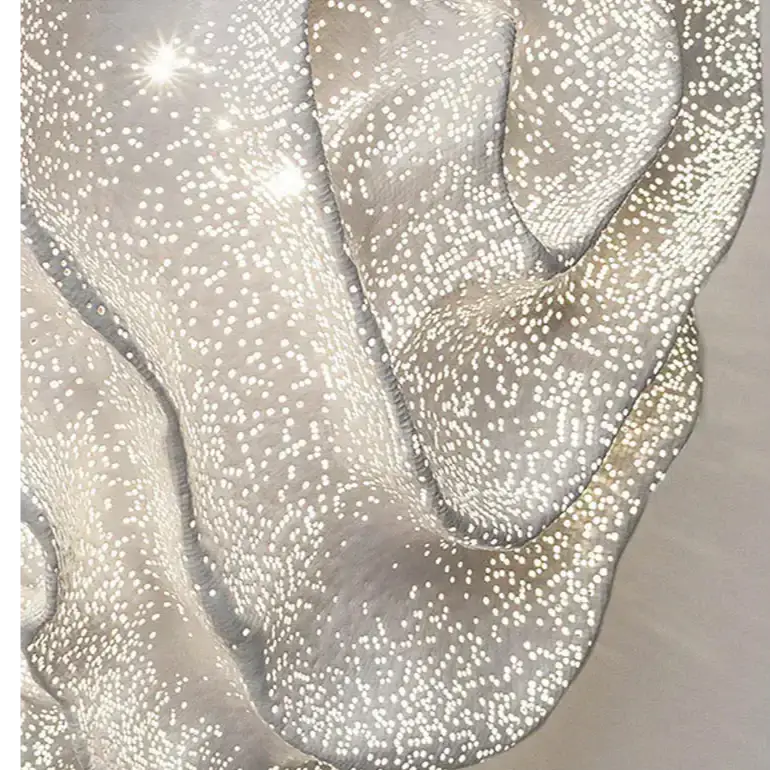 Modern Decorative Wall Sconce | Textured Handcrafted Light - Sconces