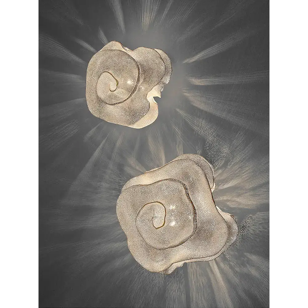 Modern Decorative Wall Sconce | Textured Handcrafted Light - Sconces