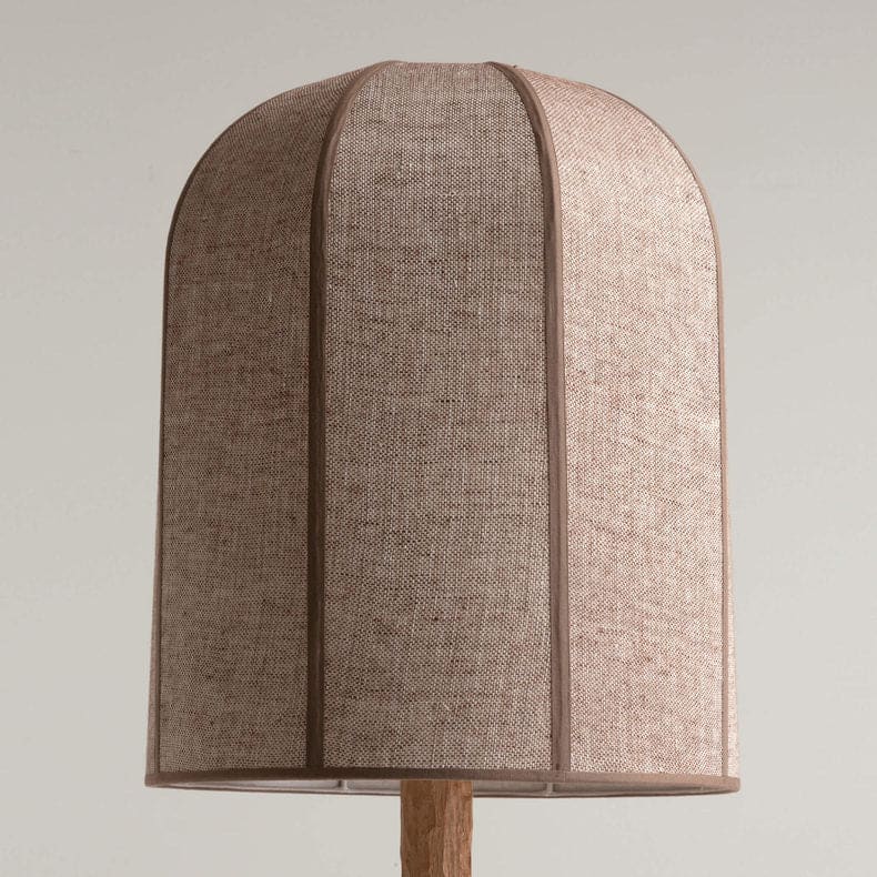 Shop for Floor Lamps - Minimalism Design- Fabric Oval Lampshade - Wood Base - Ecofriendly