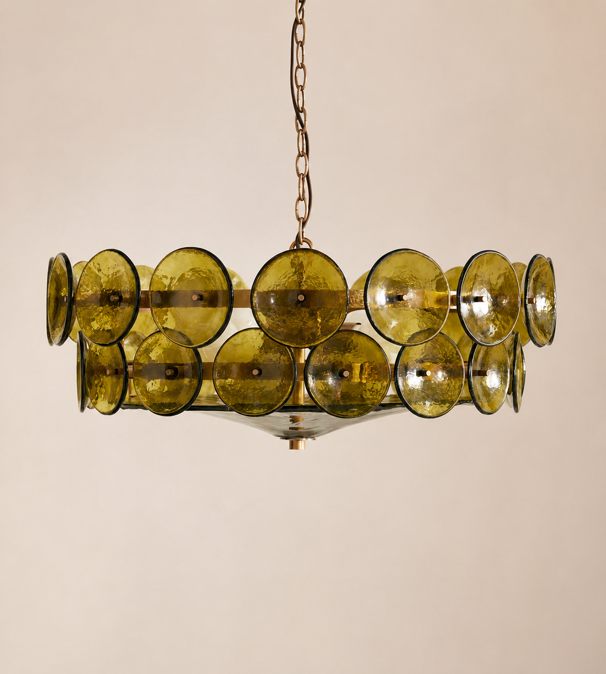 Murano Glass Olive Pendant Lamp | Art Deco Chandelier for Living Room Bedroom Hallway | Perfect Luxury Homes