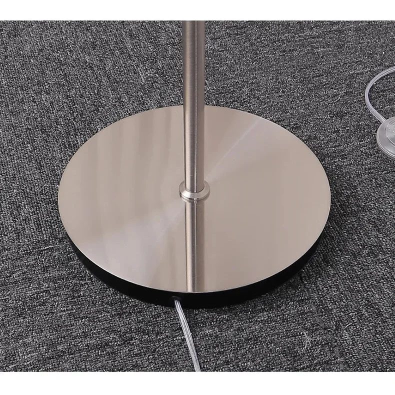 Orange Glass Bauhaus Mid Century Modern Floor Lamps