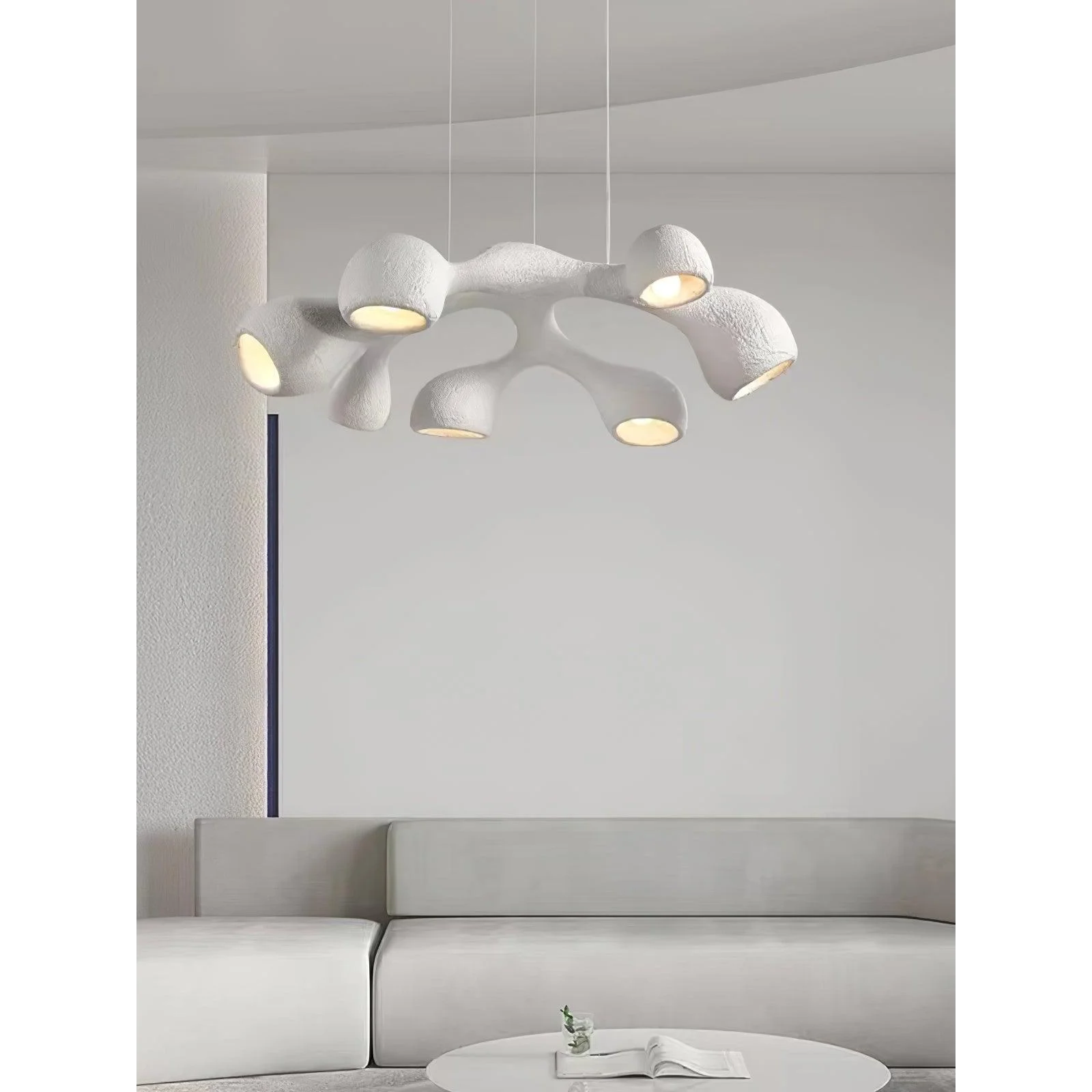 Organic Sculptural Pendant | Wabi Sabi Ceiling Light