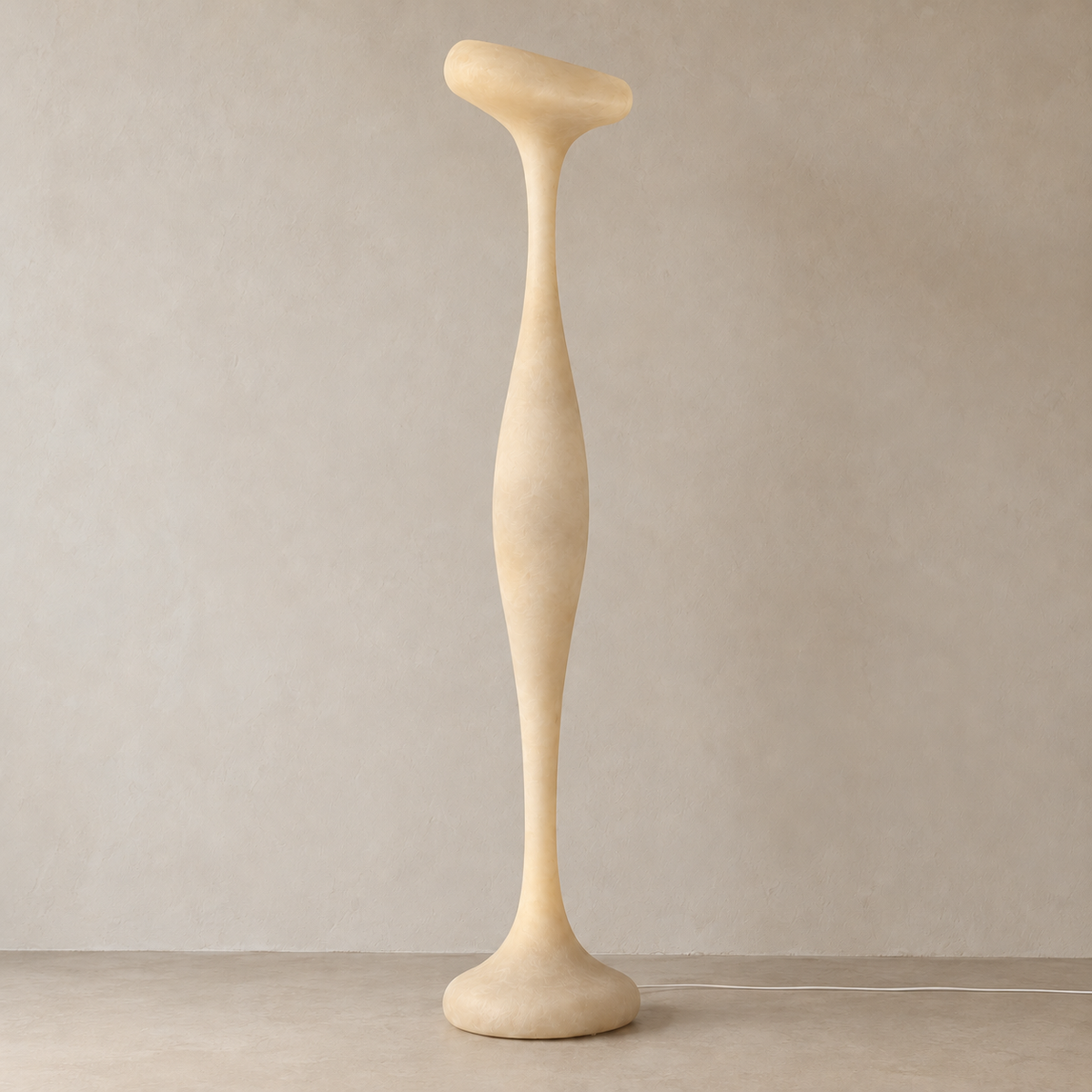 Alternate view of Ostia’s asymmetrical top, narrow neck and rounded foot.