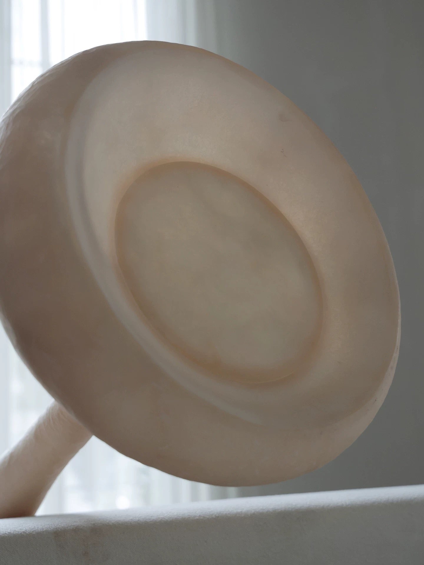 Biomorphic Sculptural Floor Lamp | 175cm Organic Totem Design | Translucent Hand-cast Resin | Wabi-sabi & Avant-garde