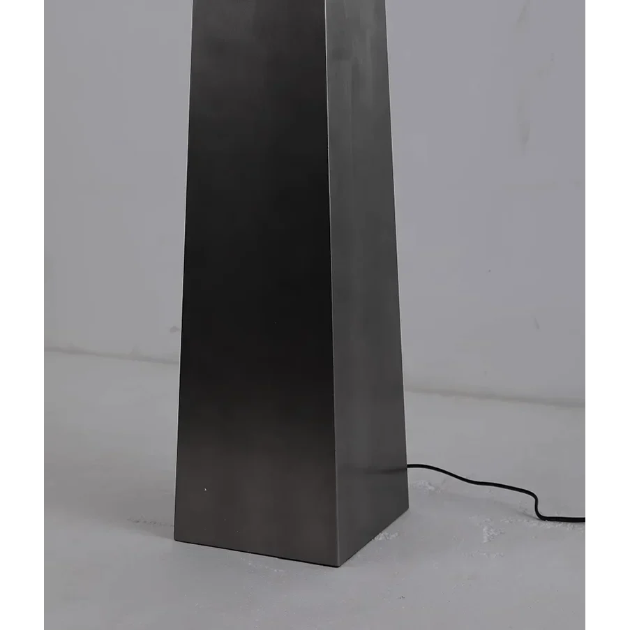 Genuine Alabaster Floor Lamp Pleated Shade | 165cm Tall E26/e27 Dimmable Option 1970s Style Casalola Lights Luxury
