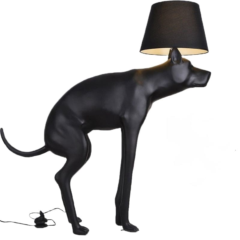 Good Boy Lamp | Black Lamps | Unique | Proud Dog - Floor