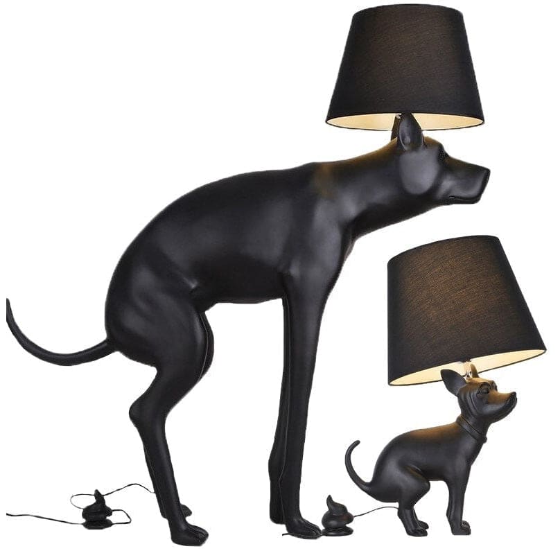 Good Boy Lamp | Black Lamps | Unique | Proud Dog - Floor