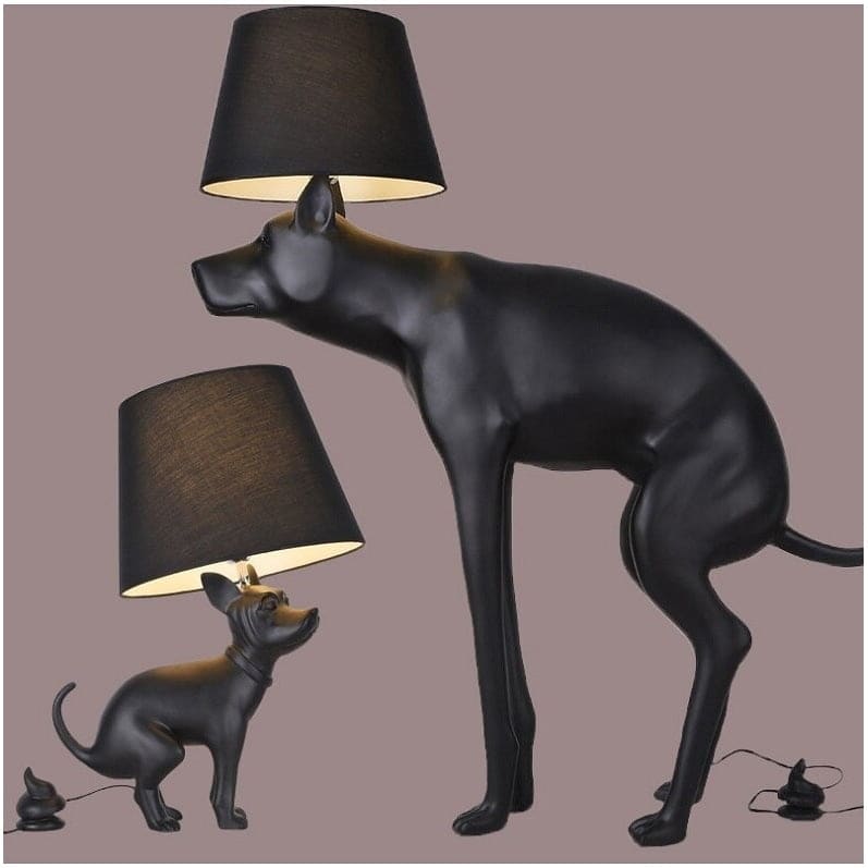 Good Boy Lamp | Black Lamps | Unique | Proud Dog - Floor