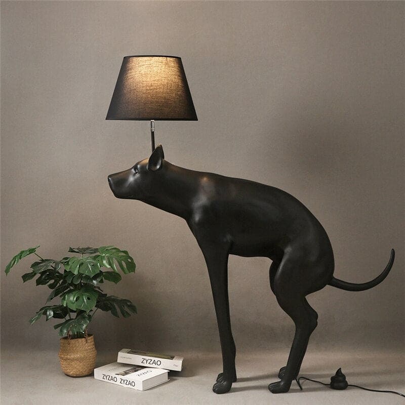 Good Boy Lamp | Black Lamps | Unique | Proud Dog - Floor