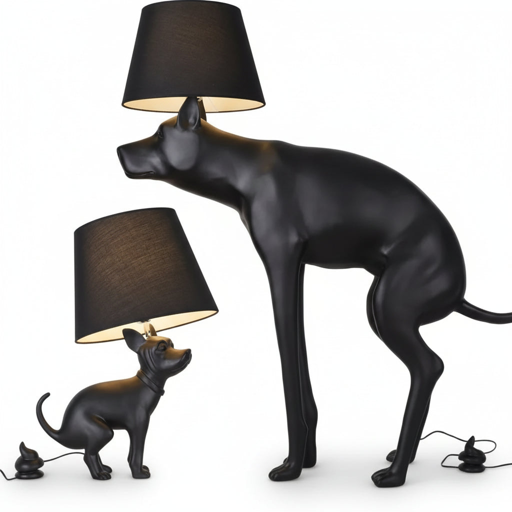 Good Boy Lamp | Black Lamps | Unique | Proud Dog