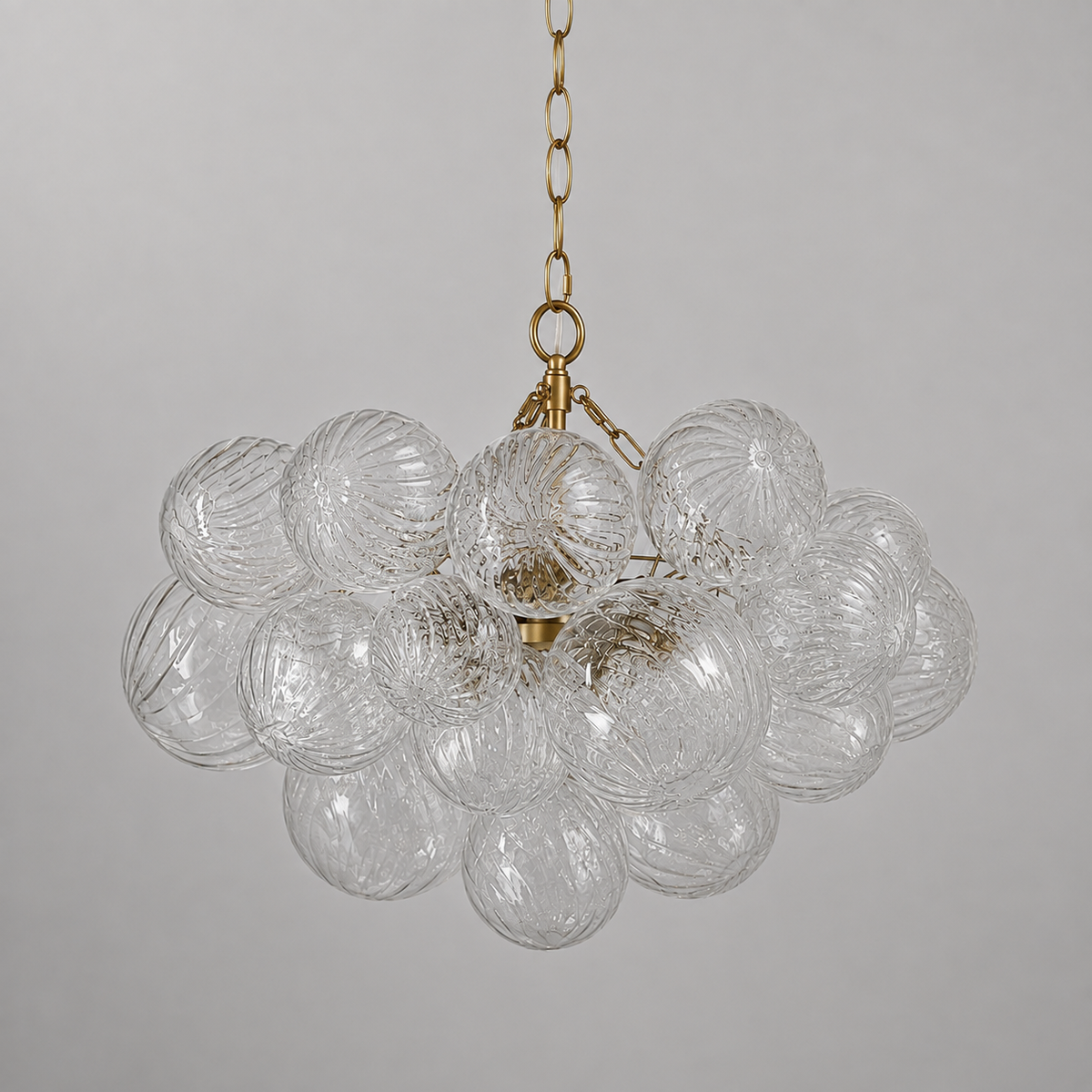 Quinn Hand-blown Clear Glass Chandelier | Casalola Casalolalights Luxury Lamps for Interior Designers