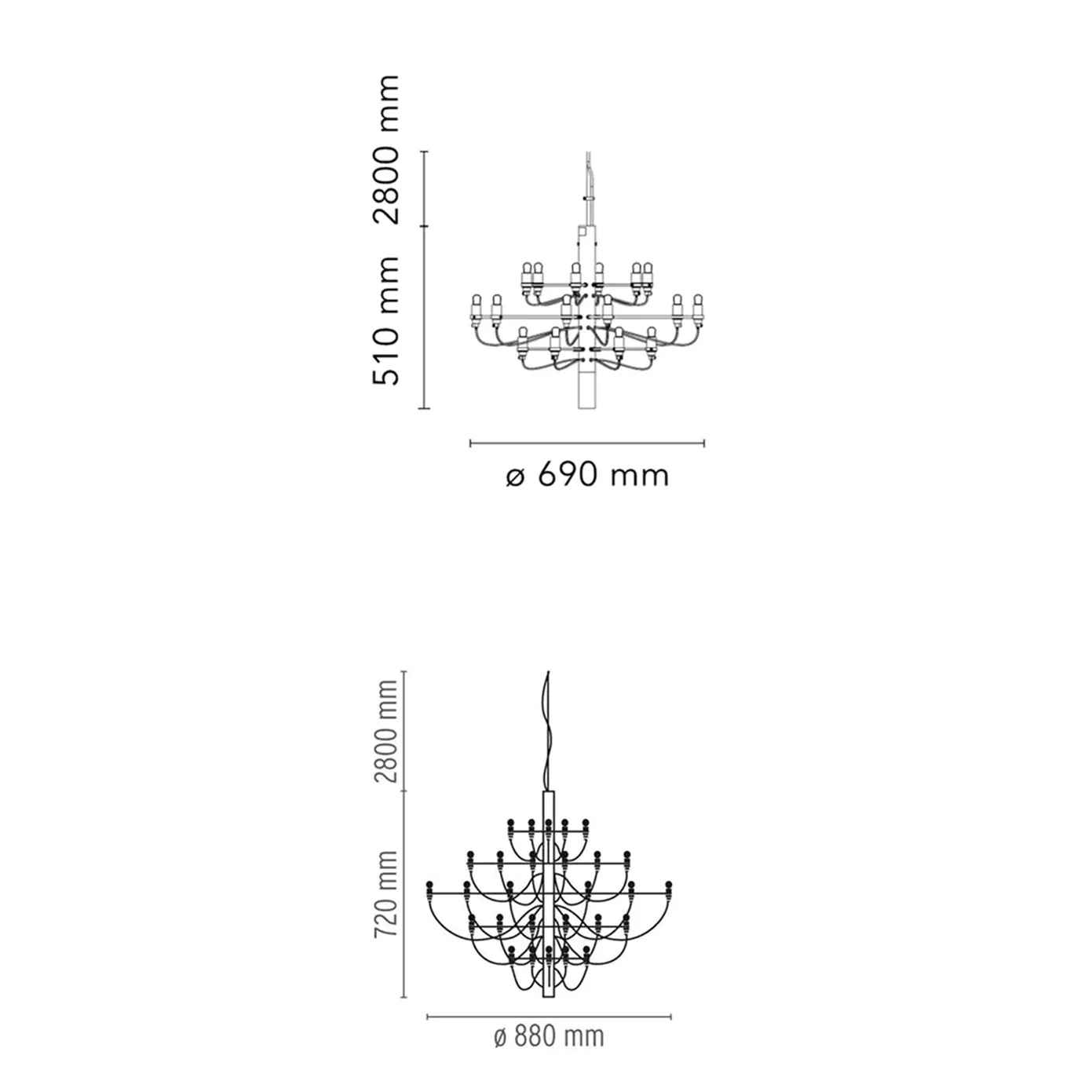 Modern Chandelier | Luxury Ceiling Lamp for Dining Room Living Kitchen Island Restaurants Events