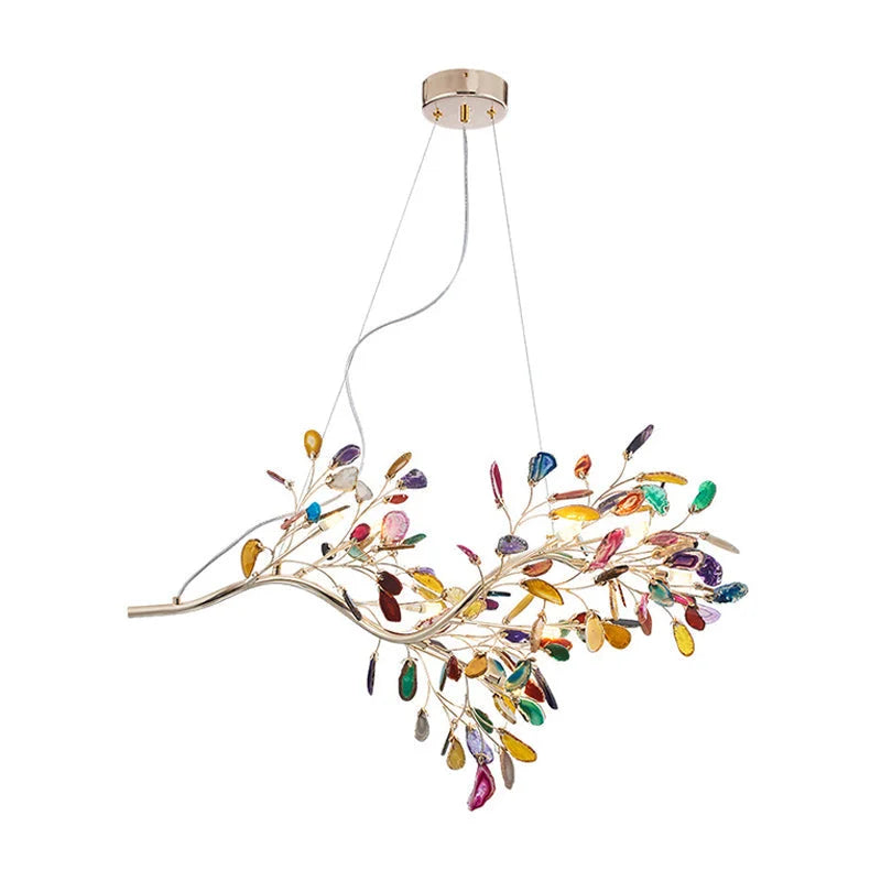 Real Agate Firefly Chandelier | Living Room | Luxury | Casalola Casalolalights Luxury Lamps for Interior Designers
